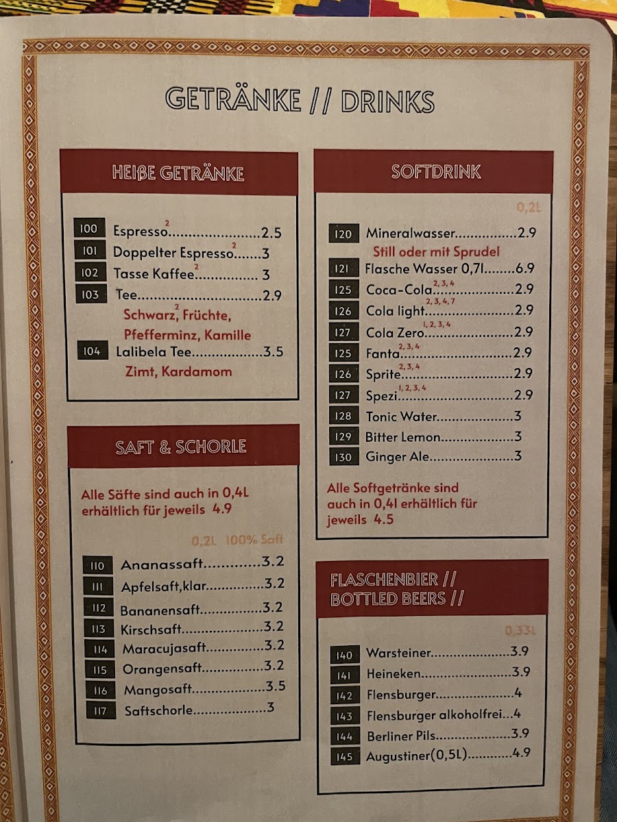 Menu Lalibela Restaurant - Taste Of Ethiopia, Wedding-10