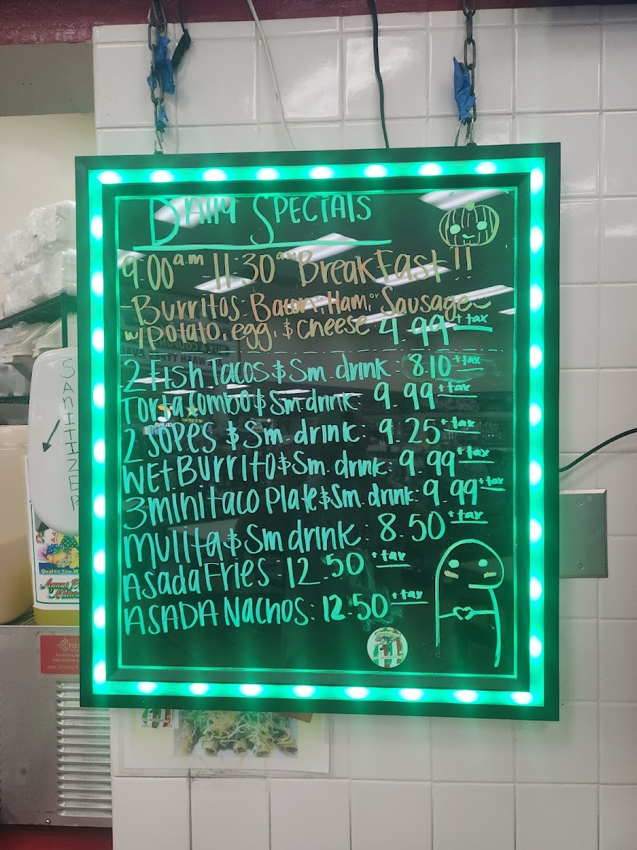Menu Lambertos Mexican Food-1