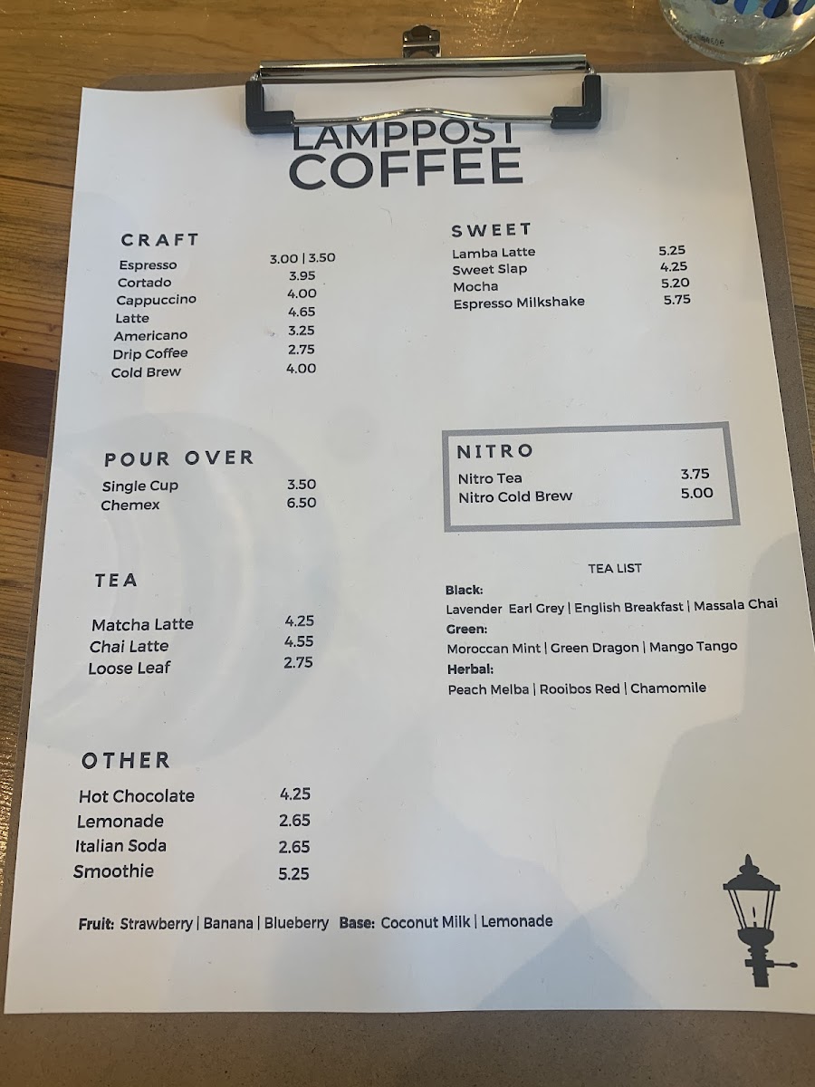 Menu Lamppost Coffee-2