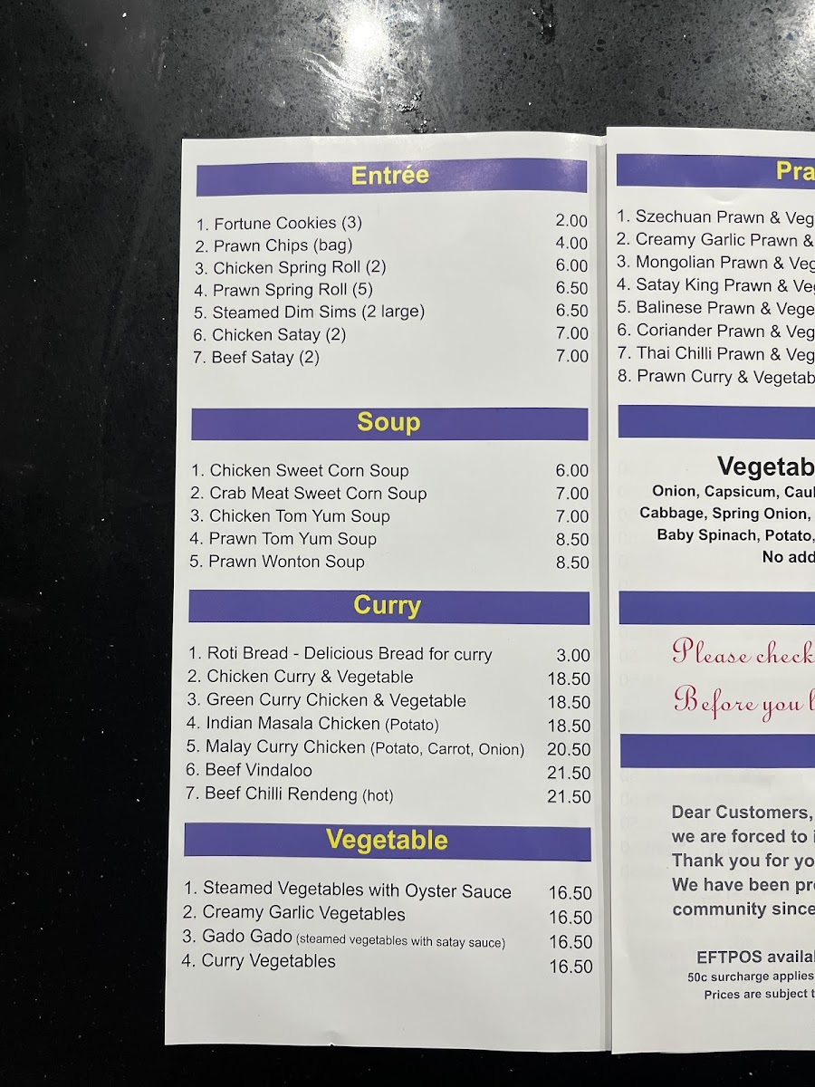 Menu Lam's Noodle Bar-5