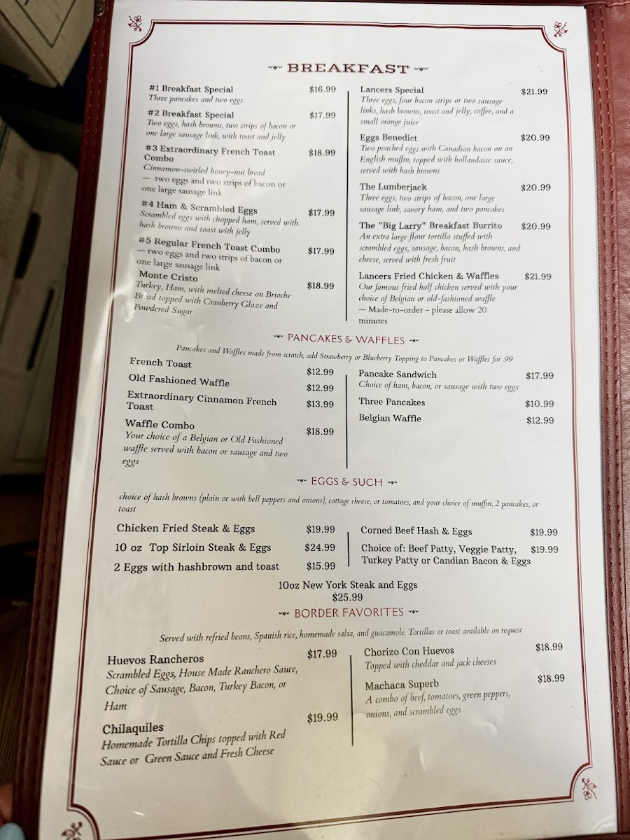 Menu Lancers Family Restaurant-3