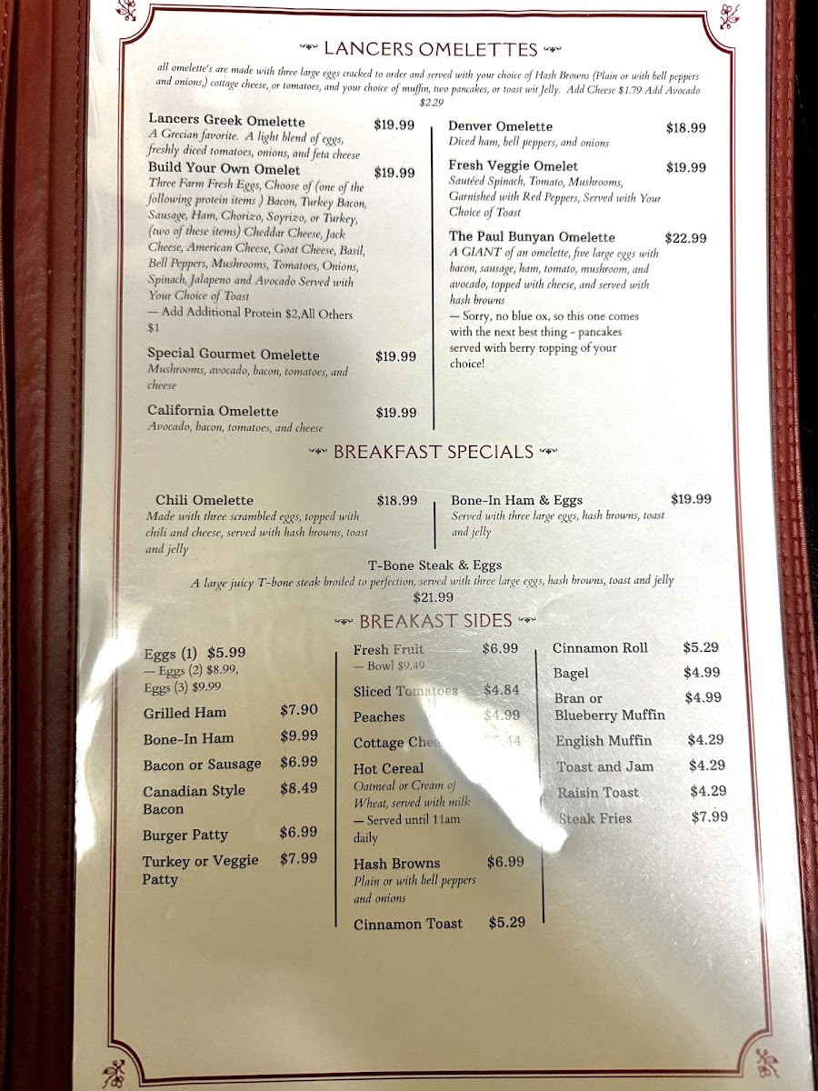 Menu Lancers Family Restaurant-8