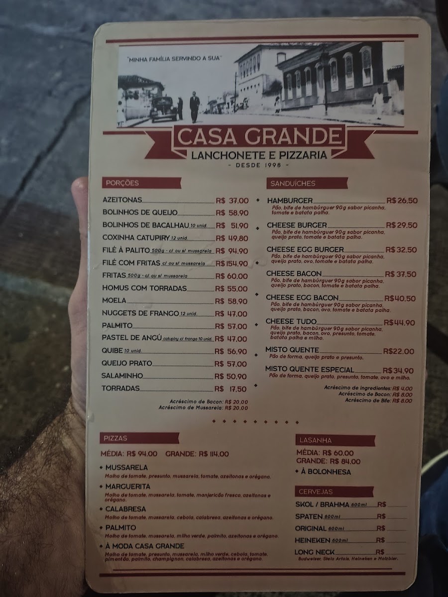 Menu Lanchonete Casa Grande-2