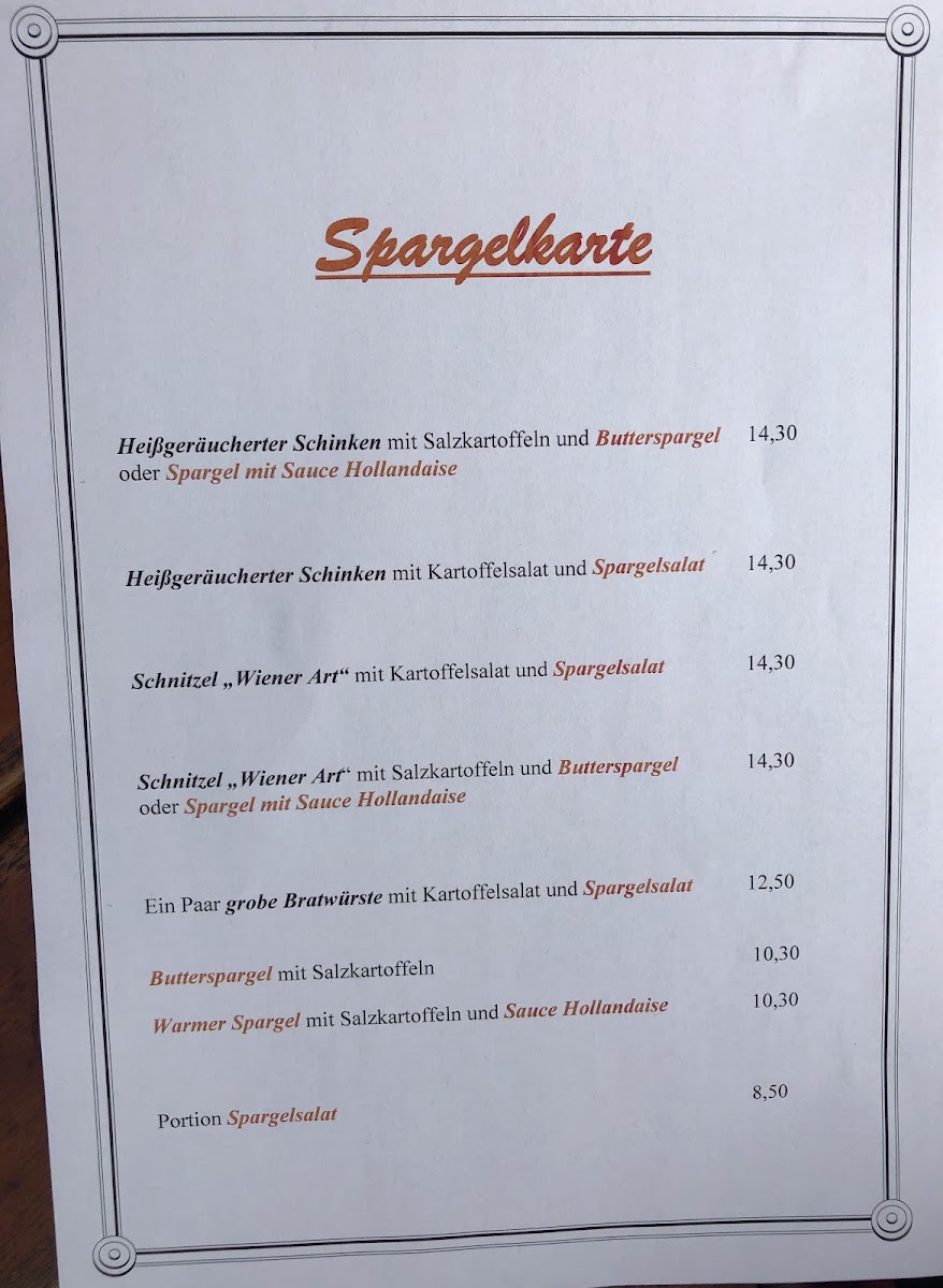 Menu Landgasthaus Hubert-3