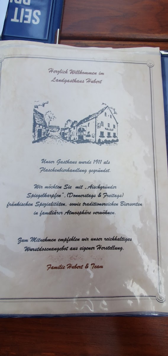 Menu Landgasthaus Hubert-7