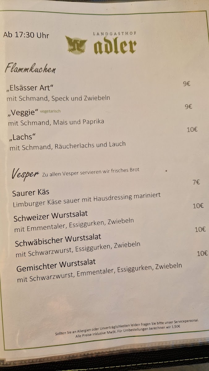 Menu Landgasthof Adler-3
