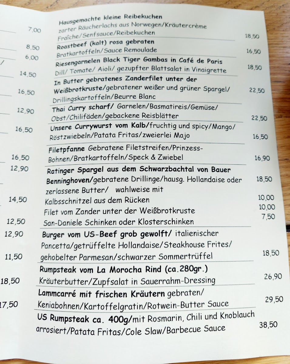 Menu Landgasthof Gut Porz-3