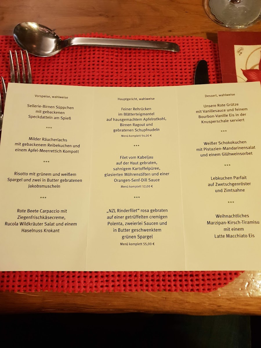 Menu Landgasthof Gut Porz-9