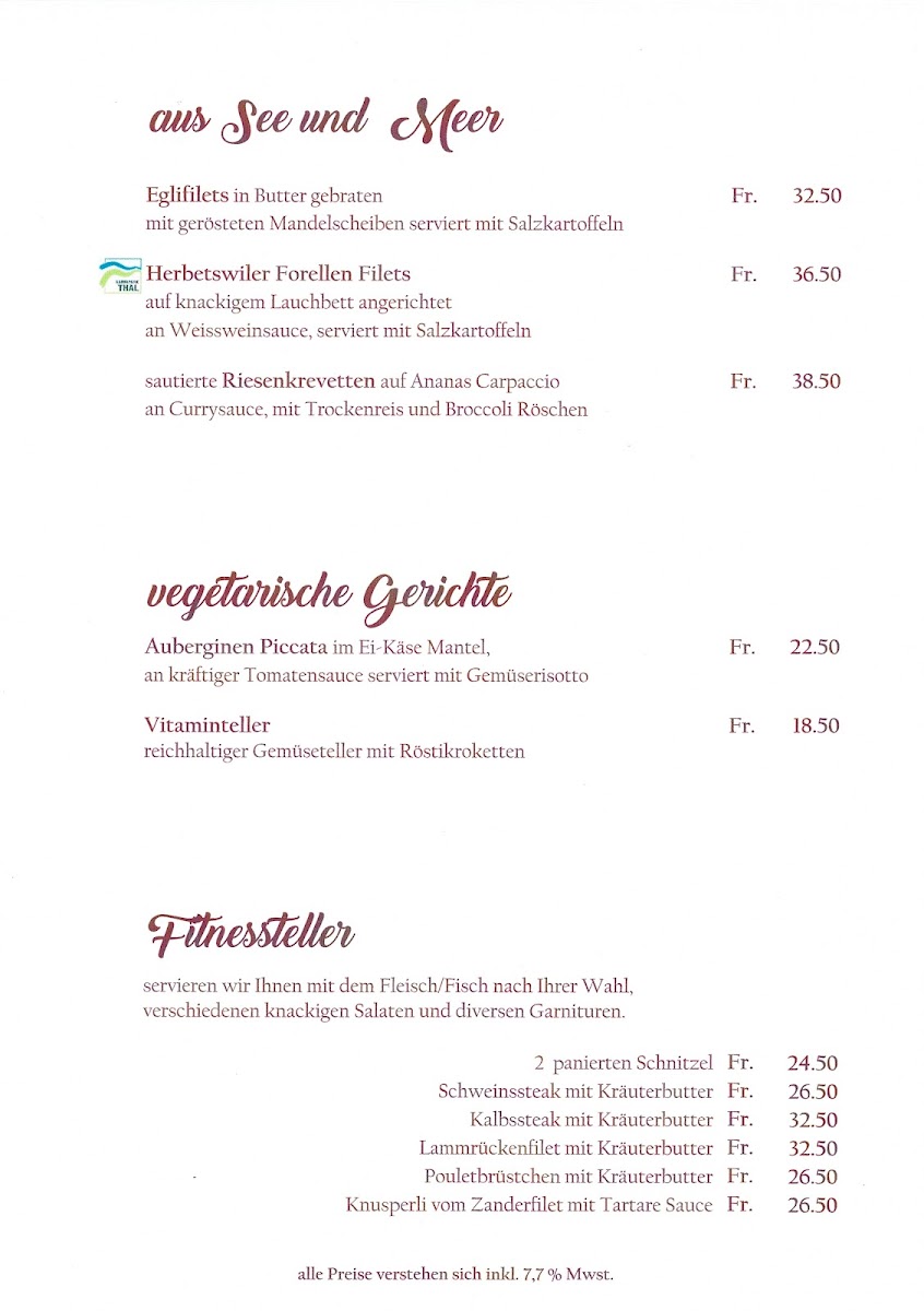 Menu Landgasthof Ochsen-5
