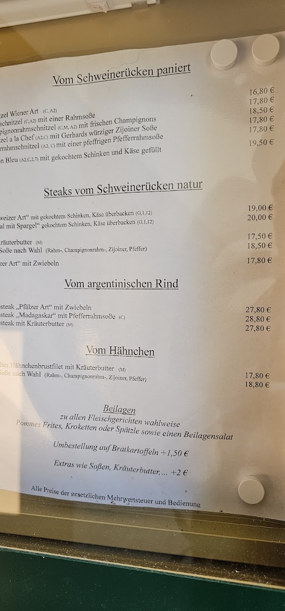 Menu Landgasthof Weißensteiner Hof-1