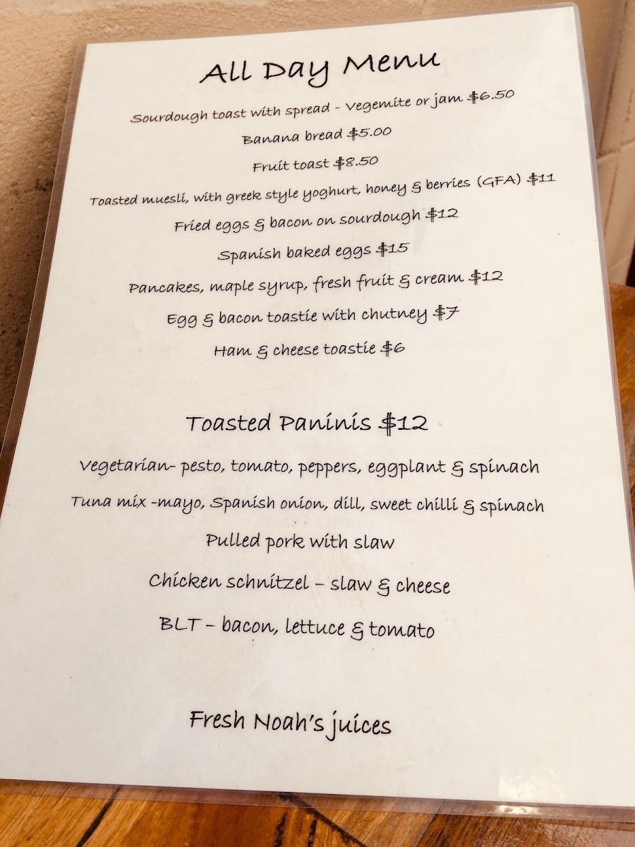 Menu Laneway 73 Cafe Anglesea-10