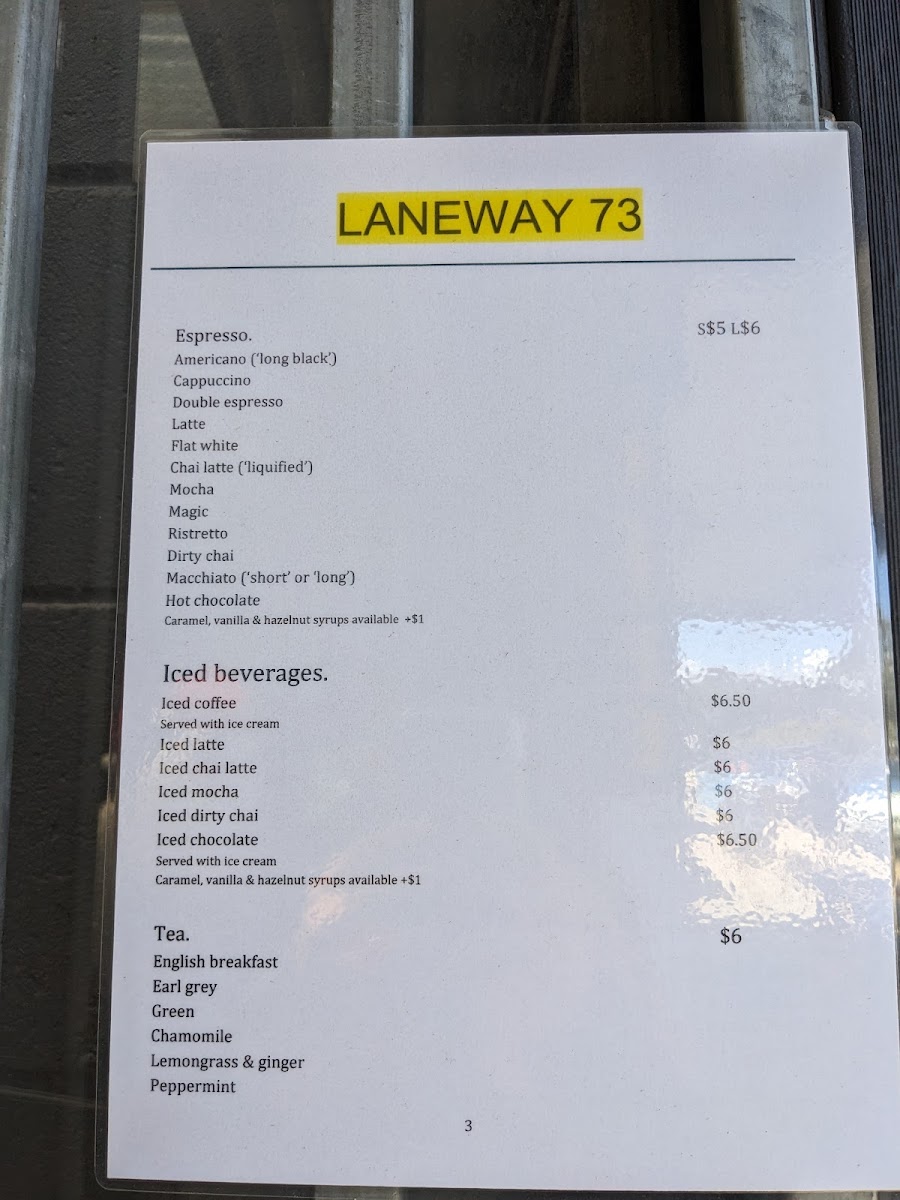 Menu Laneway 73 Cafe Anglesea-2