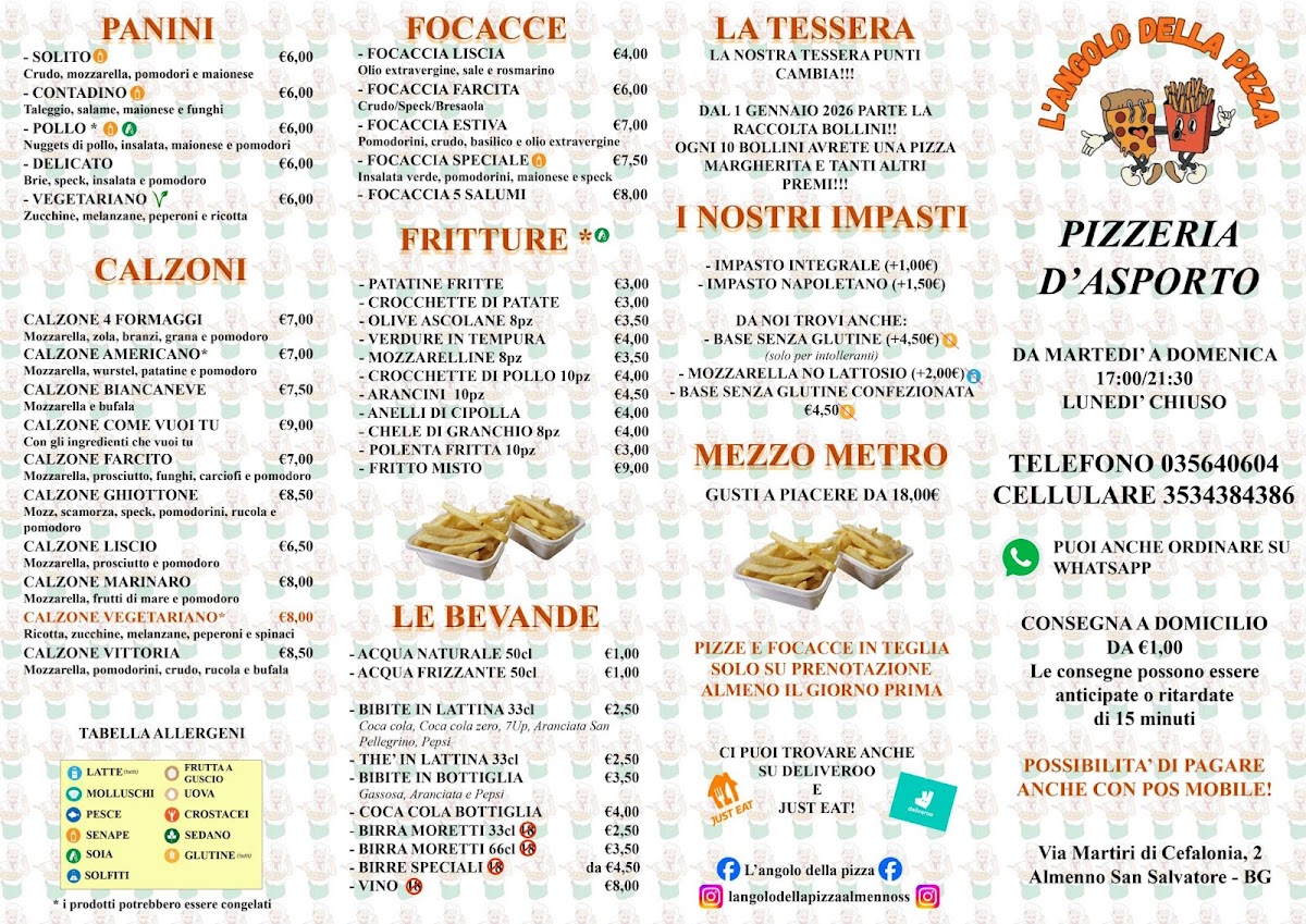 Menu L'angolo Della Pizza Di Vittorialucia-1