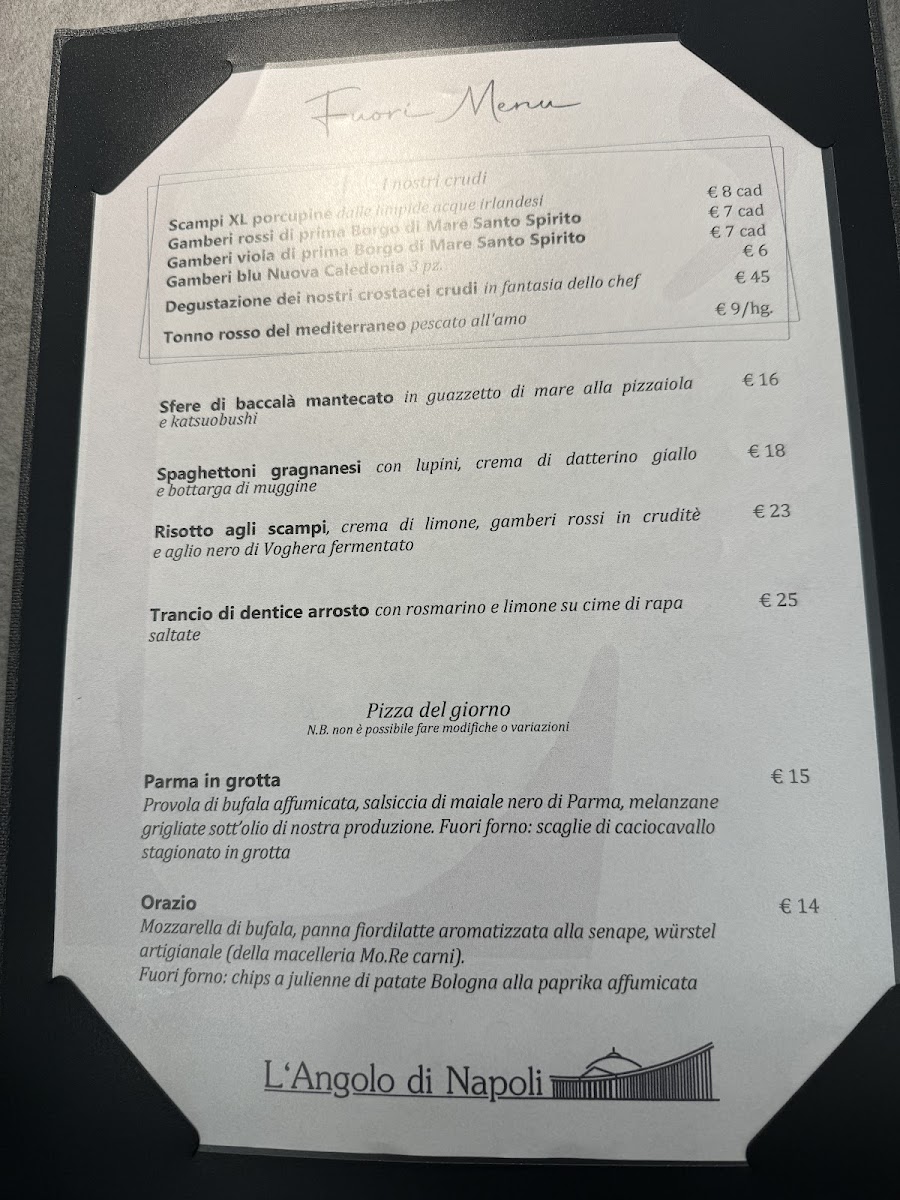 Menu L'angolo Di Napoli-3