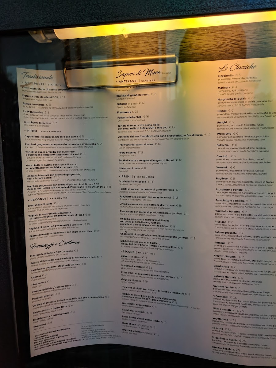 Menu L'angolo Di Napoli-8