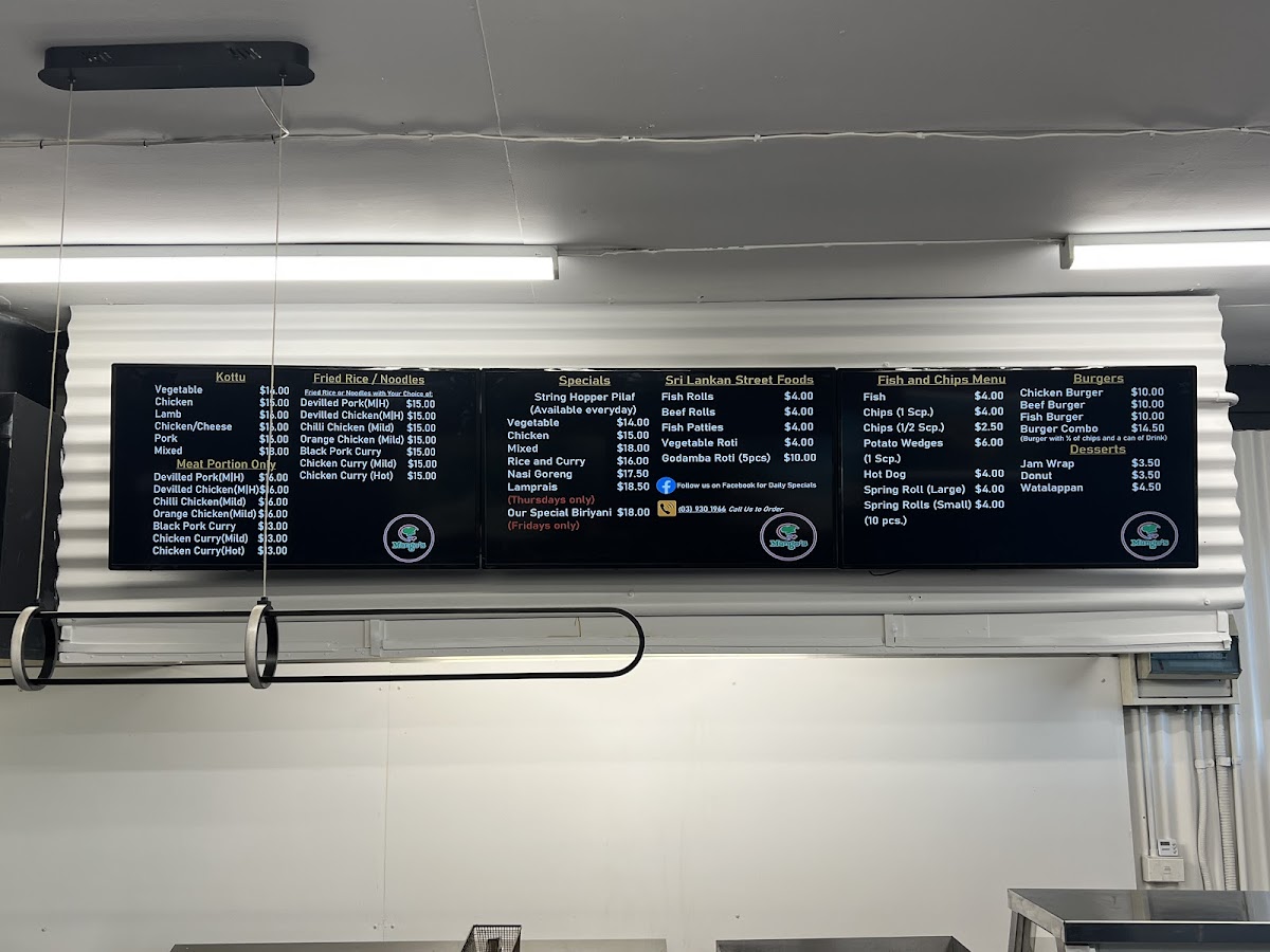 Menu Lanka Takeaway & Catering (Sri Lankan Food In Christchurch Nz)-4