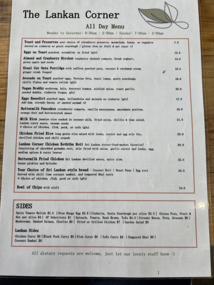 Menu Lankan Corner-4