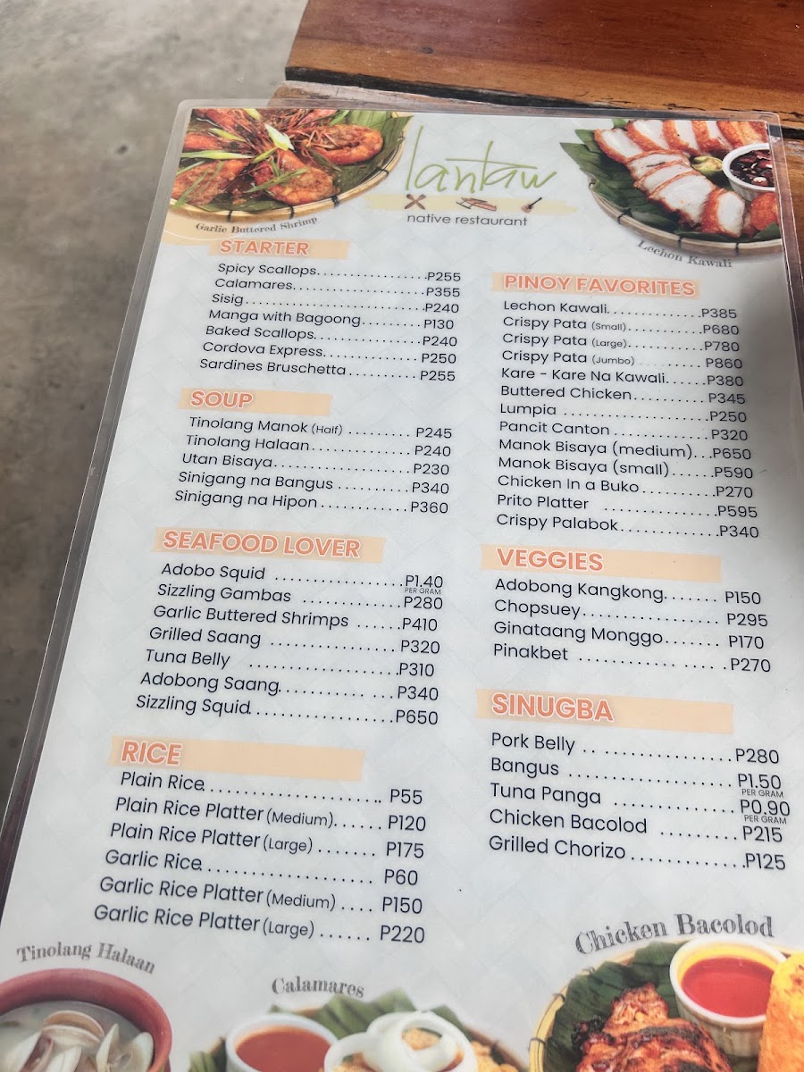 Menu Lantaw Il Corso-2