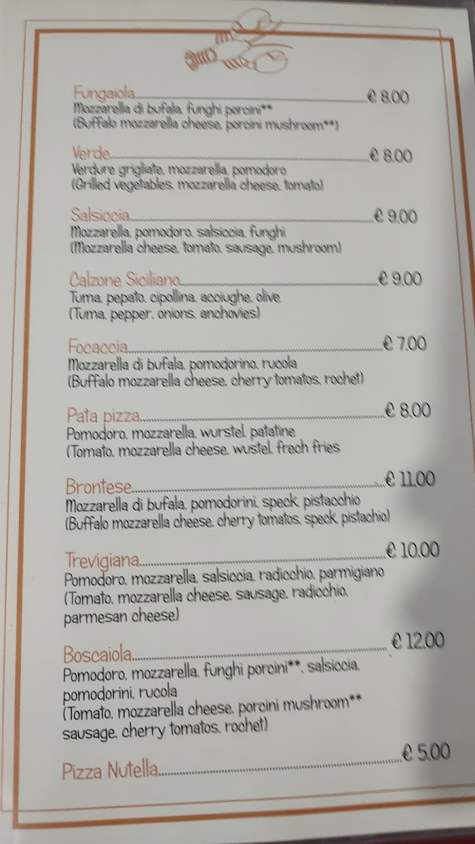 Menu L'aragosta Pizzeria-2