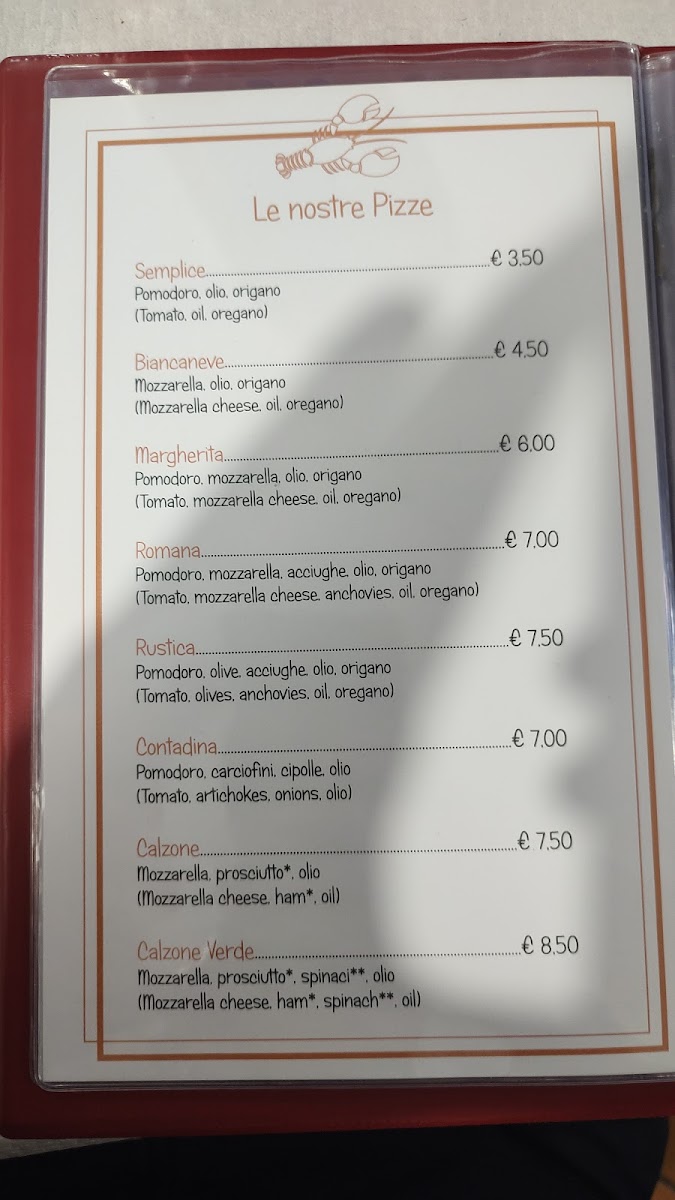 Menu L'aragosta Pizzeria-4