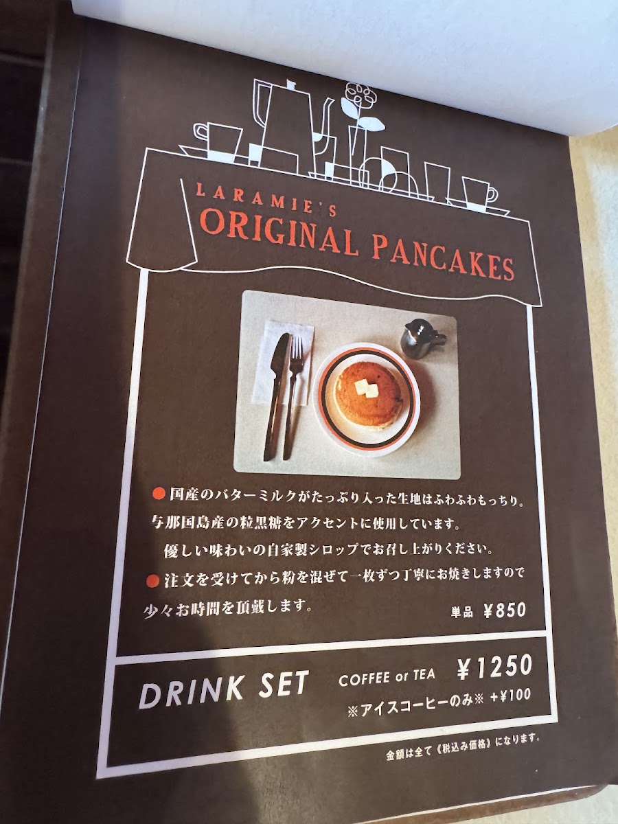 Menu Laramie-1