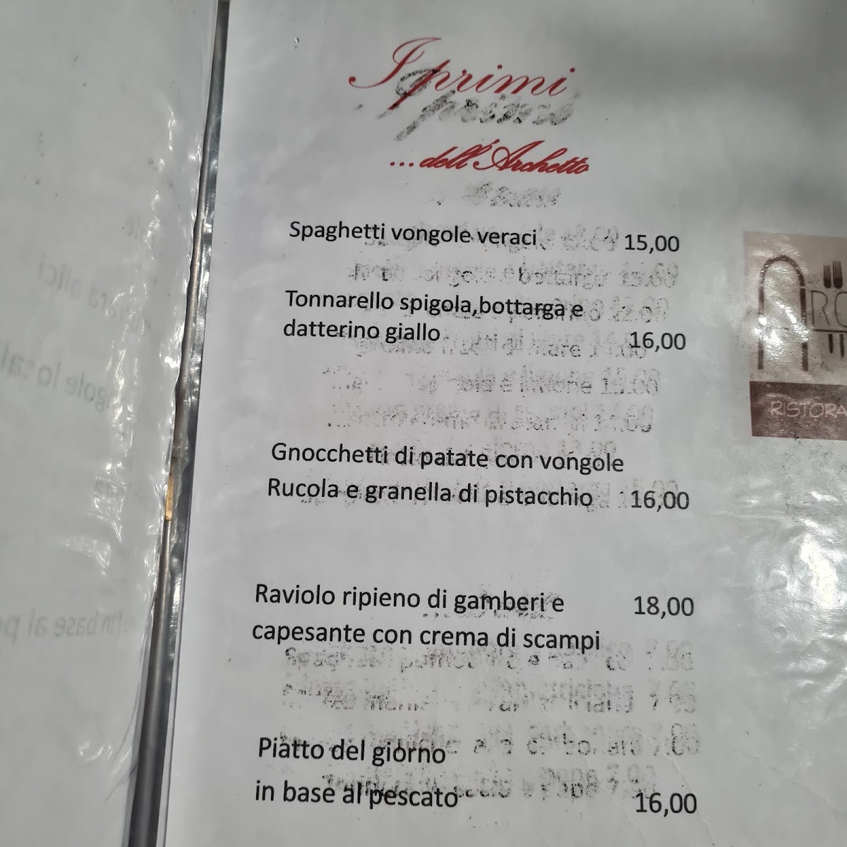 Menu L'archetto-1