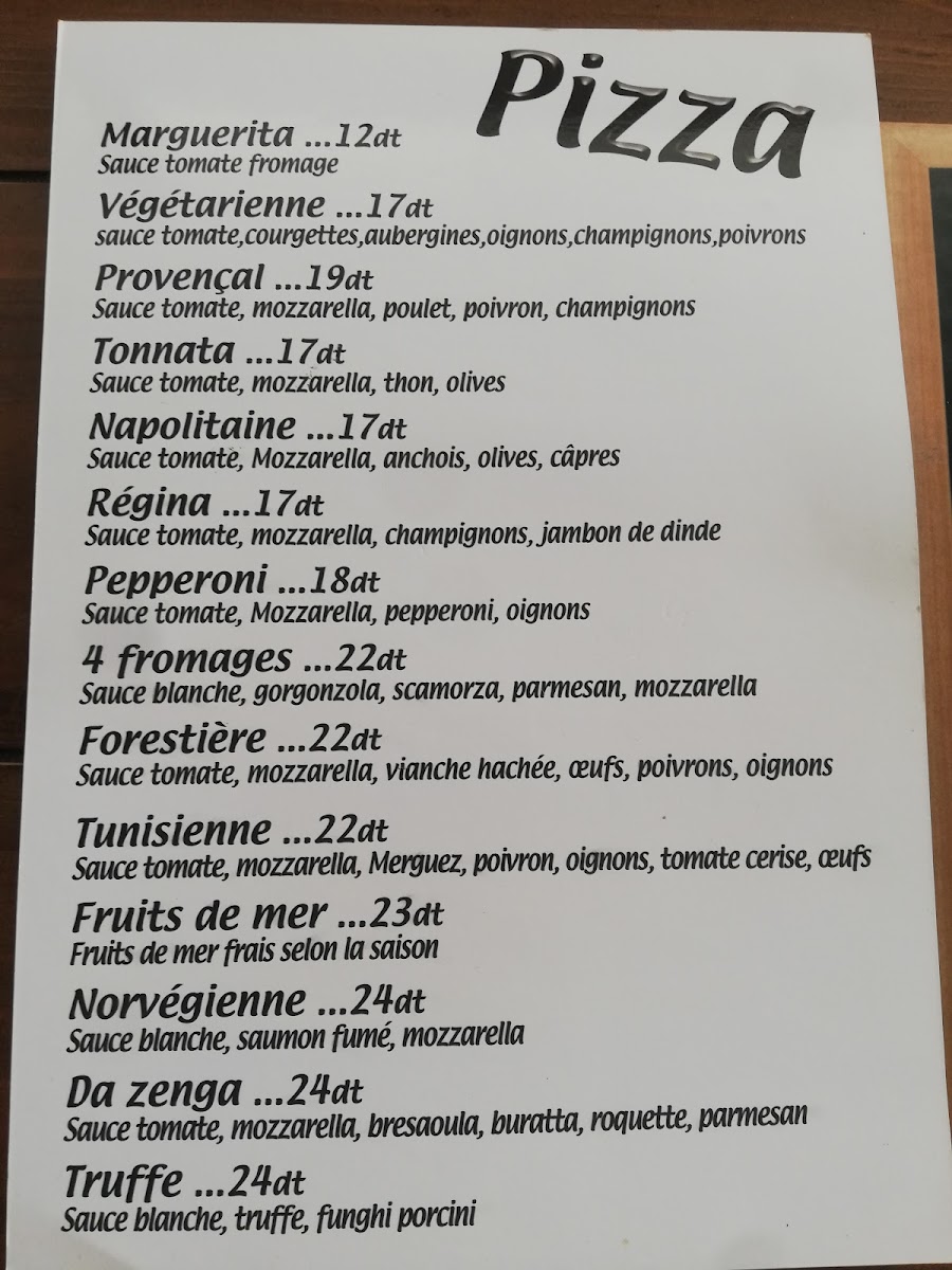 Menu L'ardoise Italian Restaurant-1
