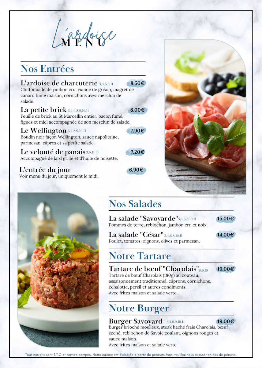 Menu L'ardoise - Restaurant Corbas-4