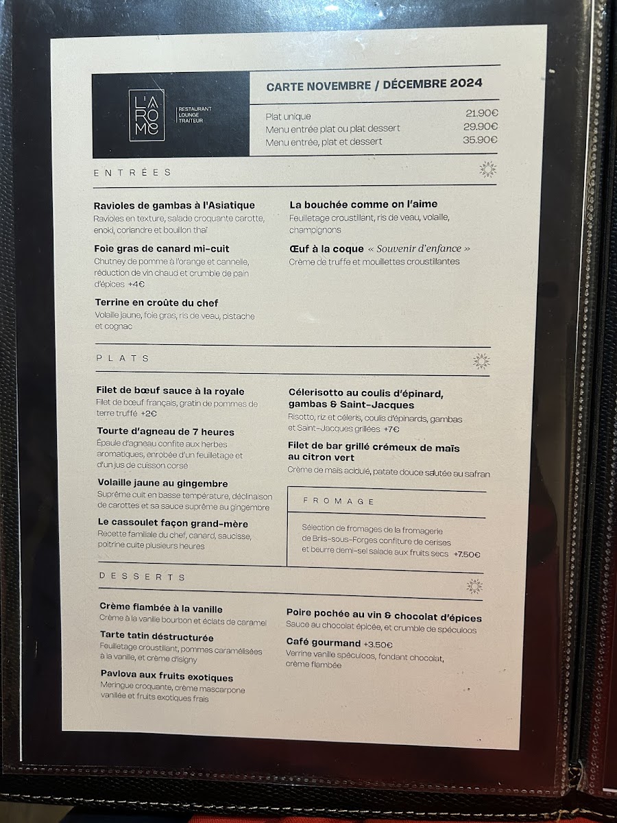 Menu L'arome-2