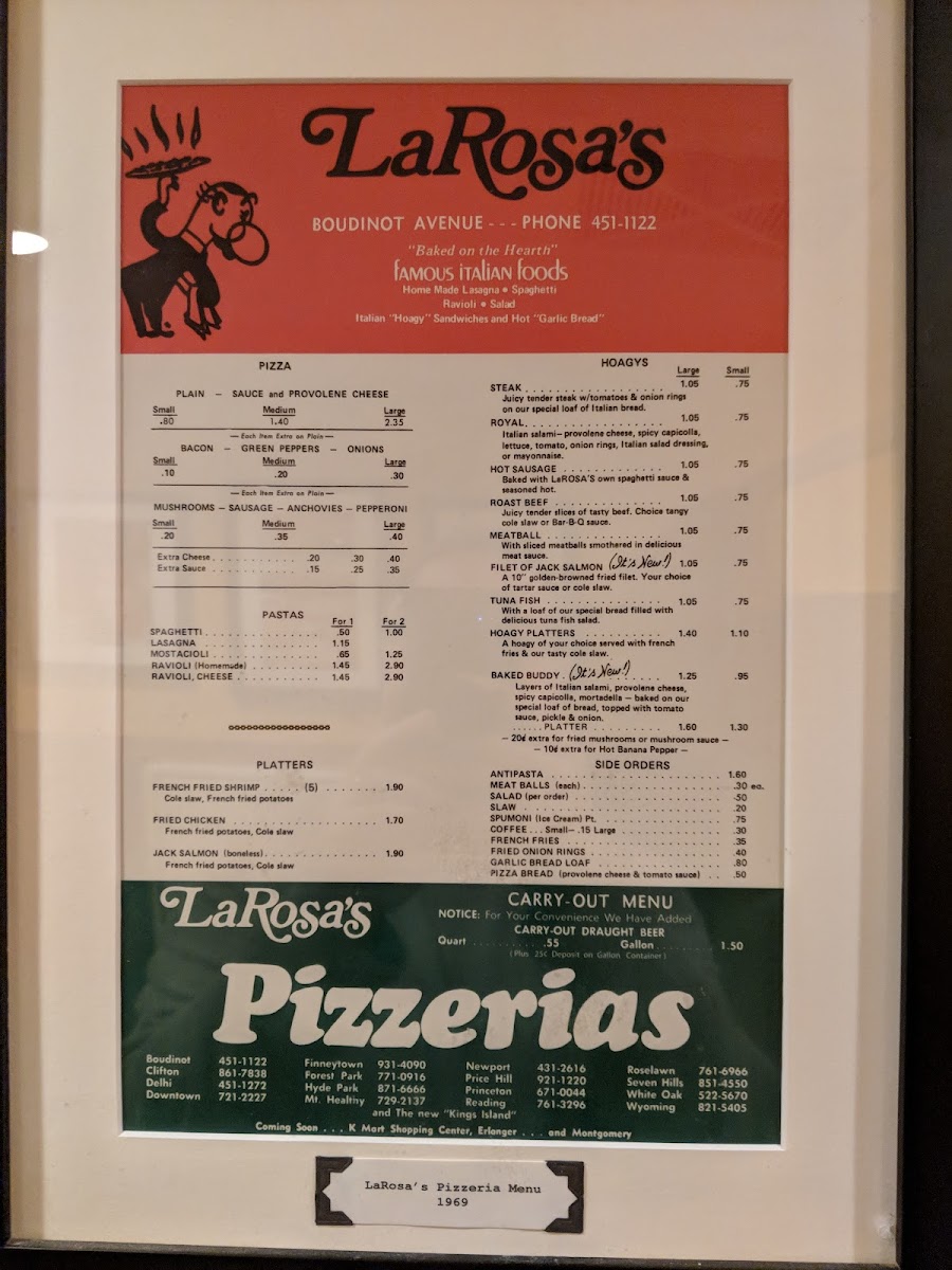Menu Larosa's Pizza Middletown-2