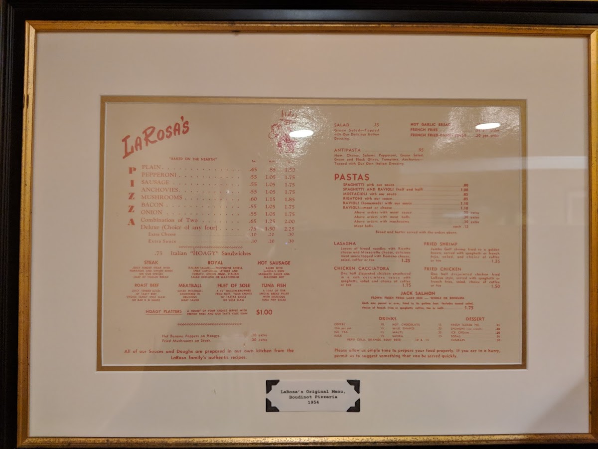 Menu Larosa's Pizza Middletown-3