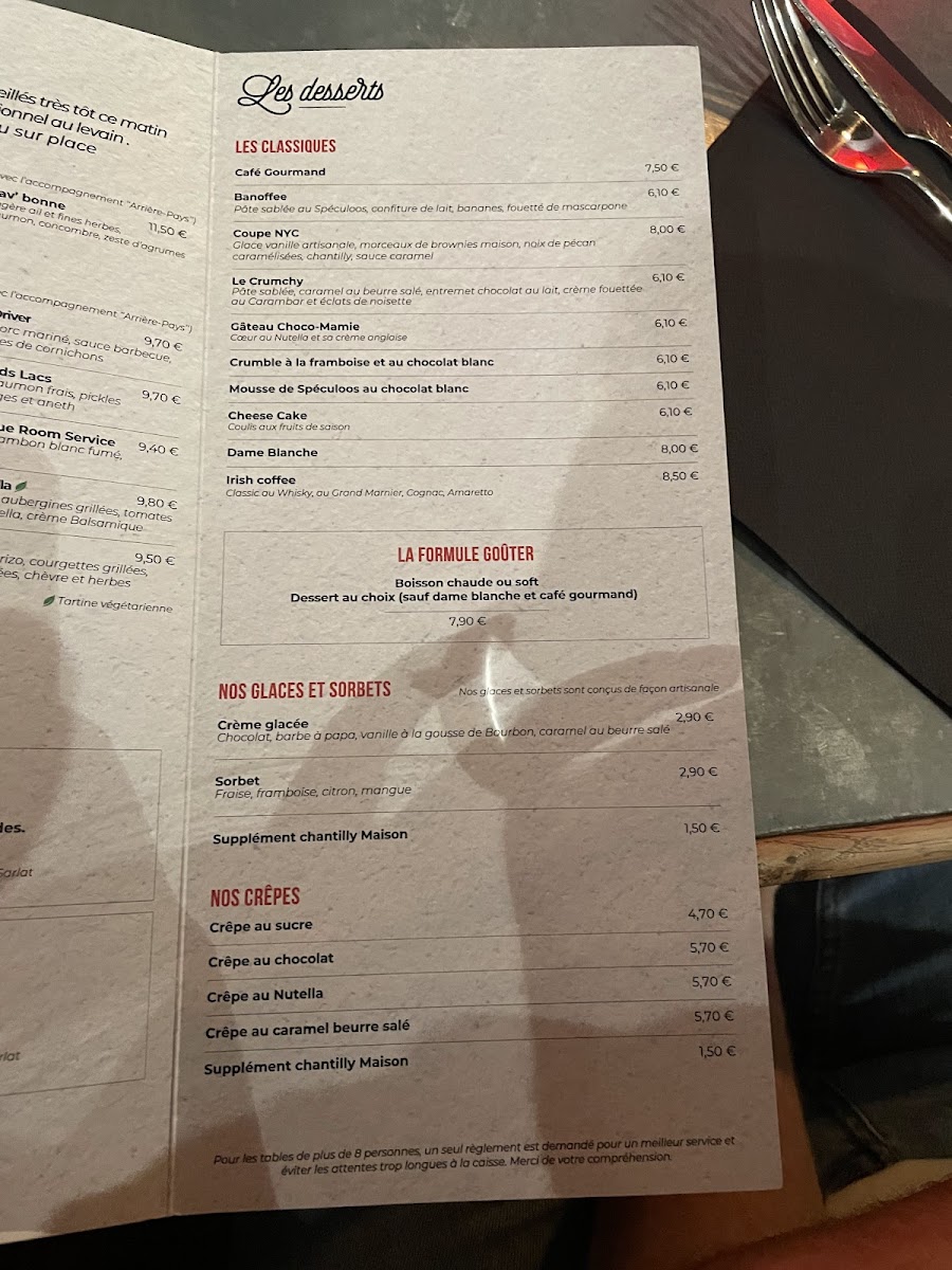 Menu L'arrière Pays-10