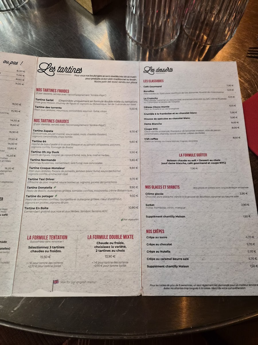 Menu L'arrière Pays-9