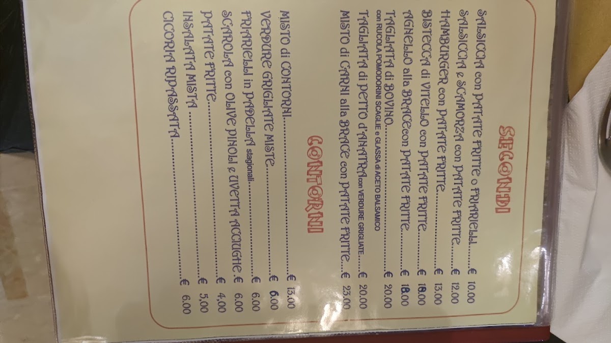 Menu L'artigiano Della Cucina C.d.l. Srl-3