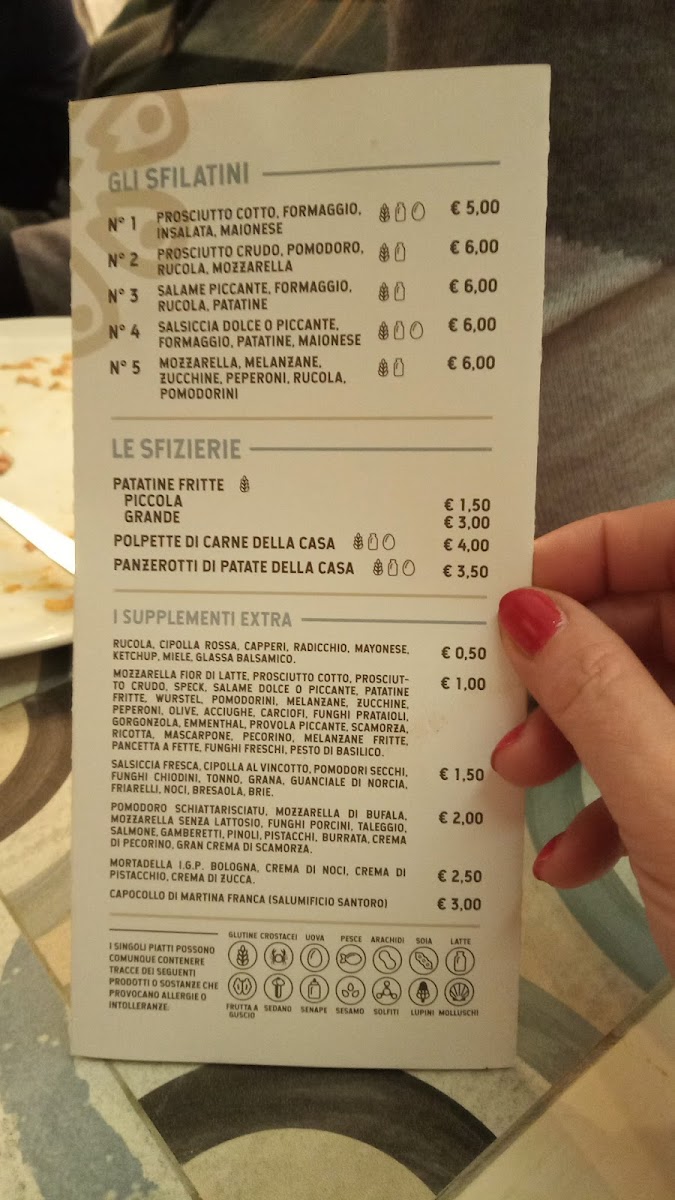 Menu L'artigiano Della Pizza-9