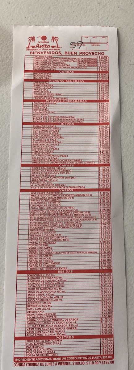 Menu Las Anitas-1