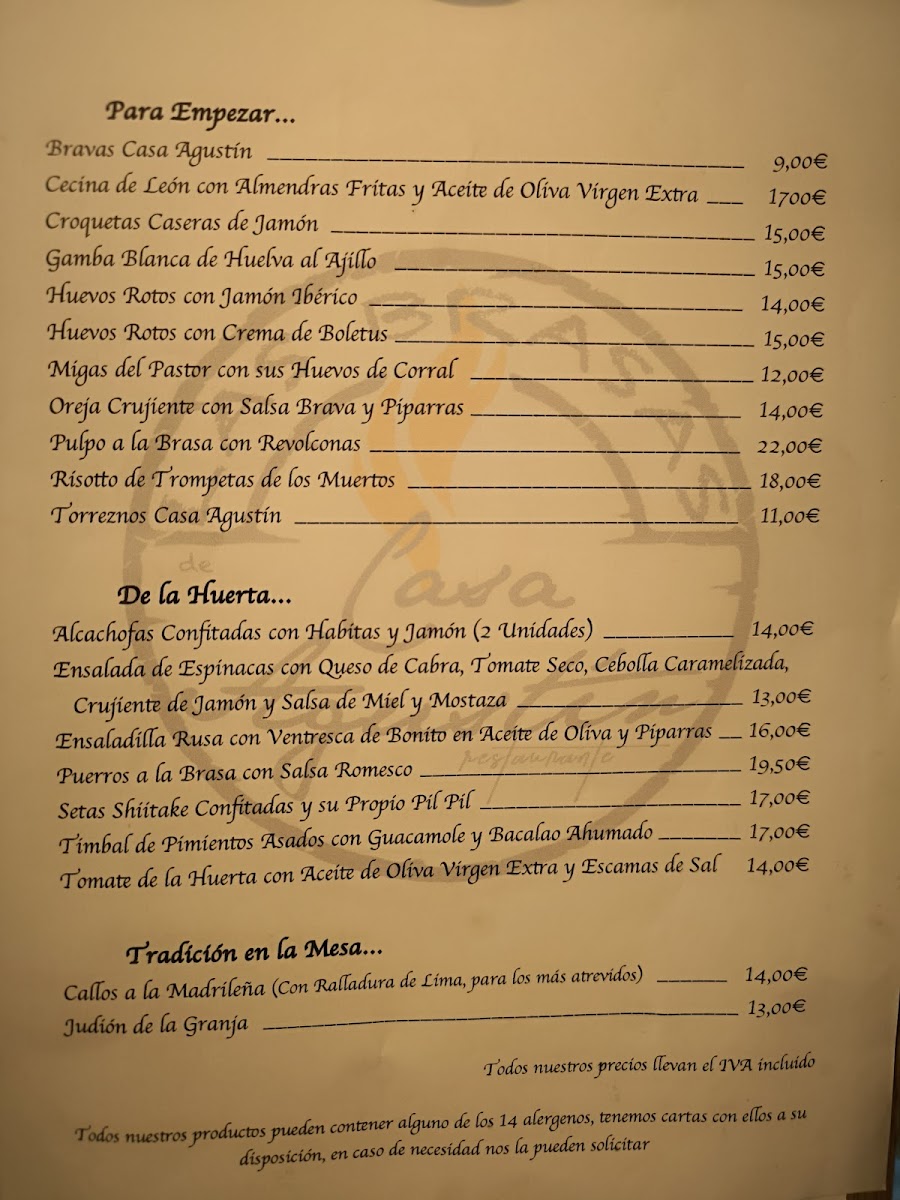 Menu Las Brasas De Casa Agustín-1