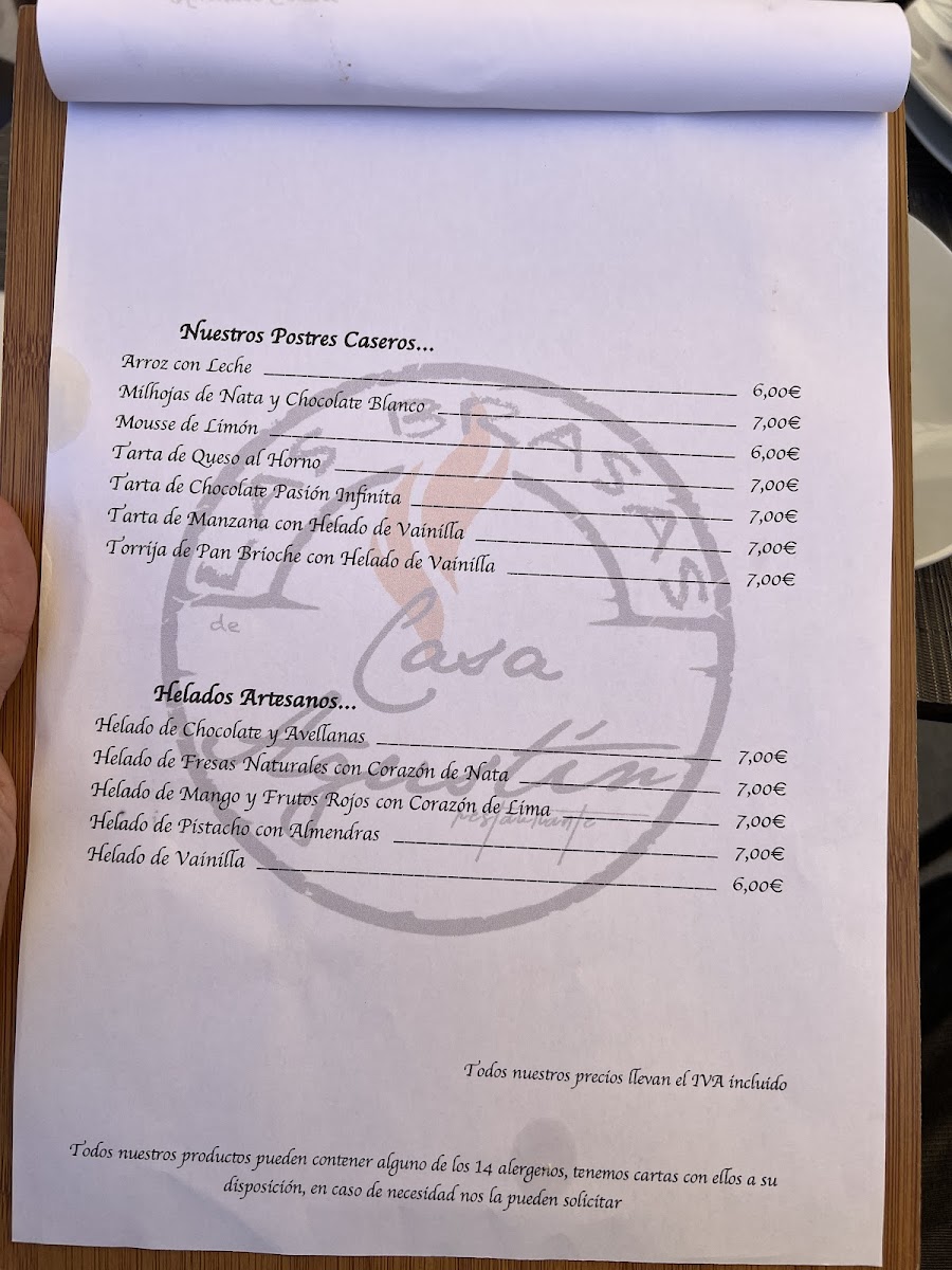 Menu Las Brasas De Casa Agustín-7