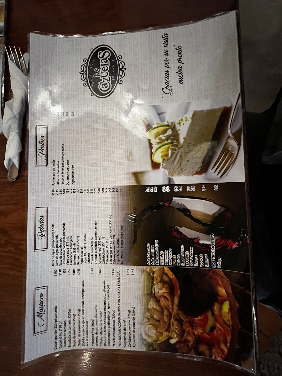 Menu Las Cazuelas De Vange-5
