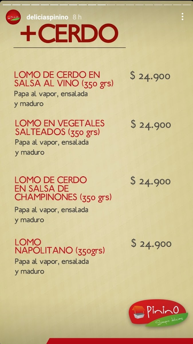 Menu Las Delicias De Pinino-2