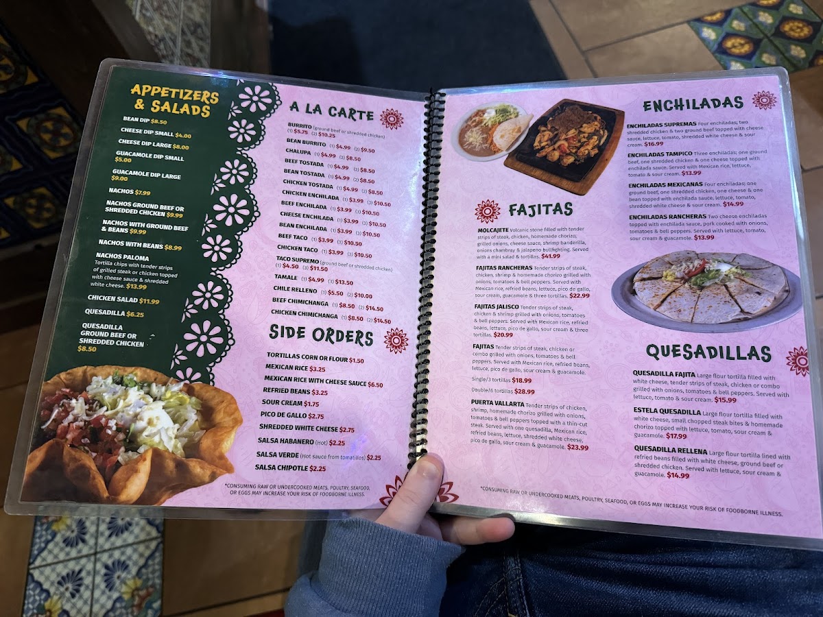 Menu Las Margaritas Mexican Restaurant Of Cottage Grove-1