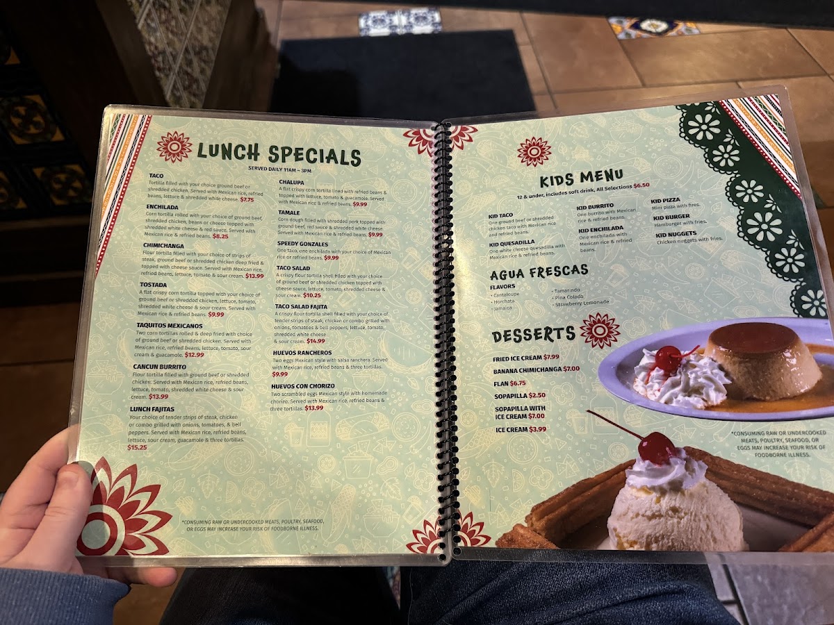 Menu Las Margaritas Mexican Restaurant Of Cottage Grove-3