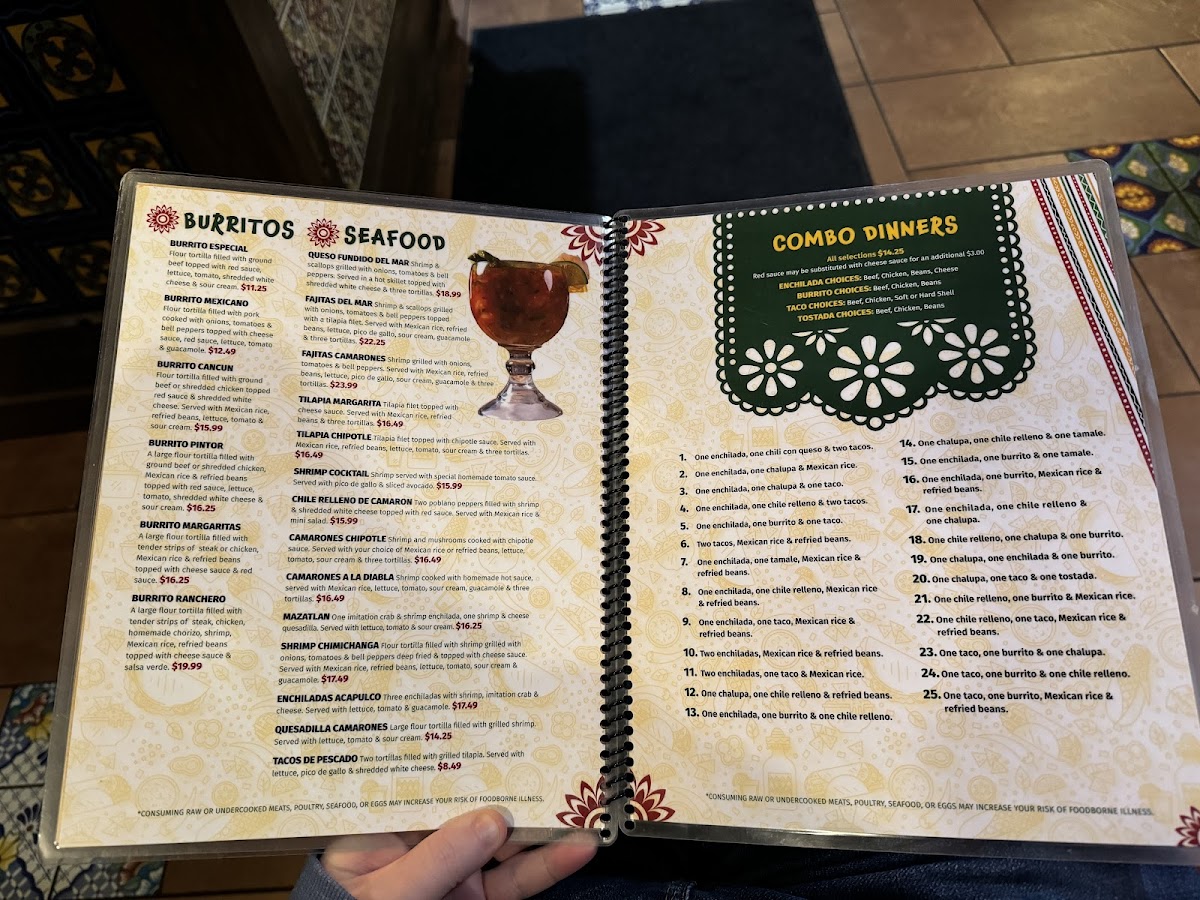 Menu Las Margaritas Mexican Restaurant Of Cottage Grove-4