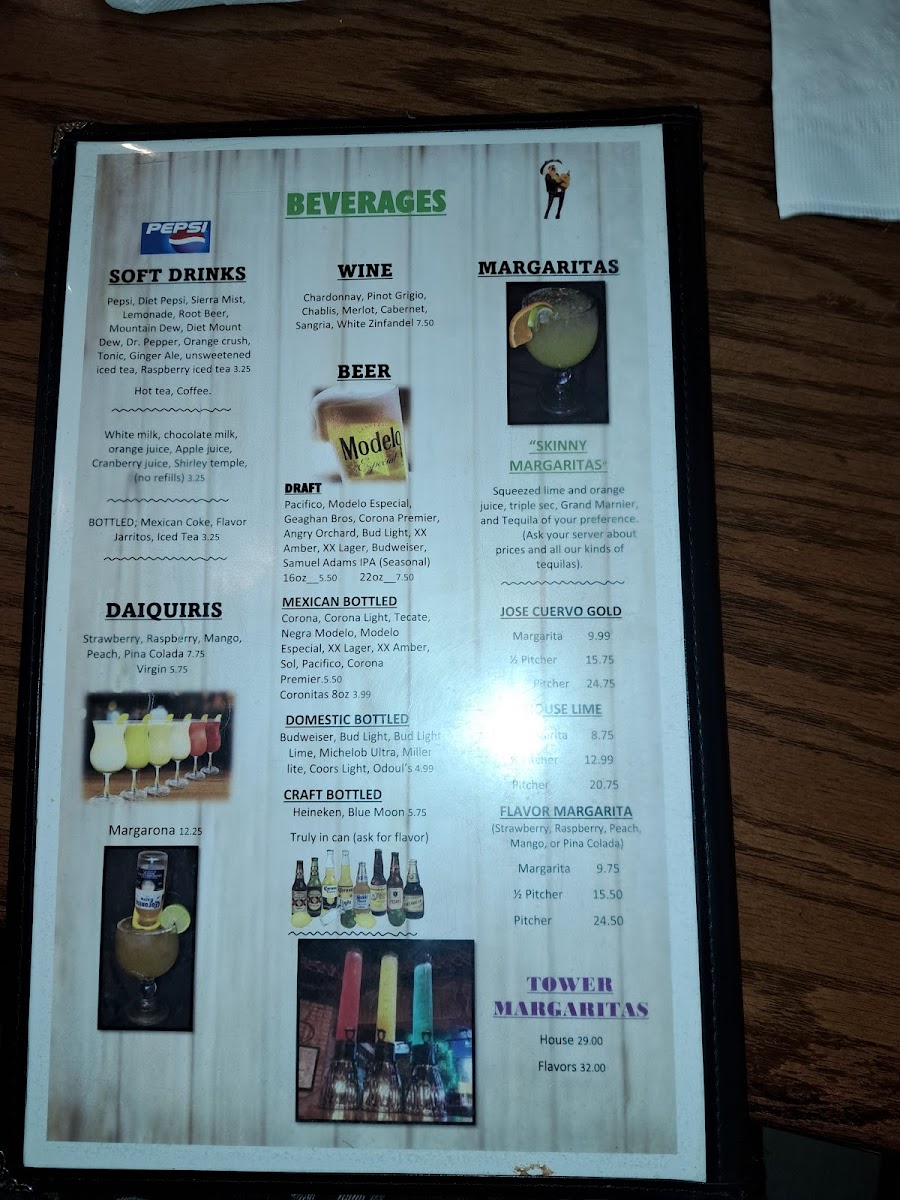 Menu Las Palapas Mexican Restaurant-5