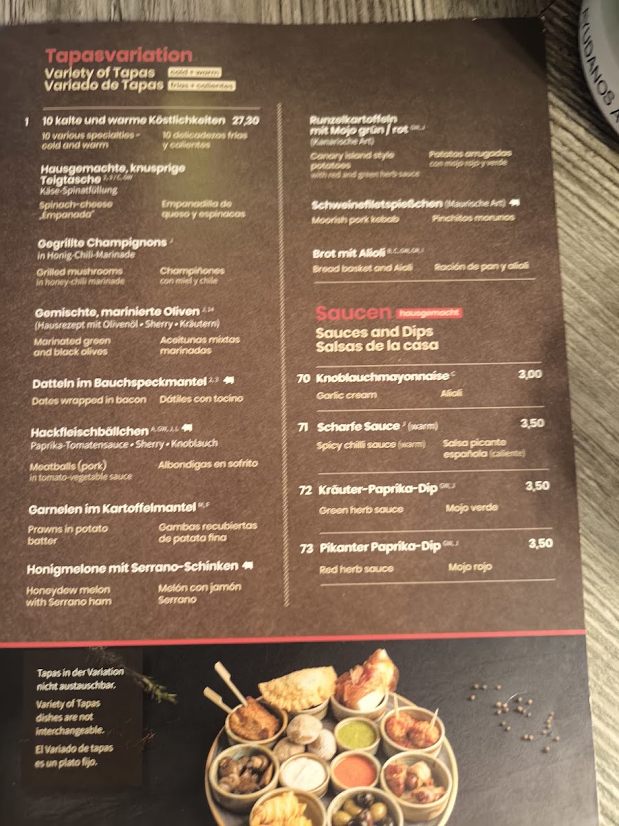 Menu Las Tapas-3