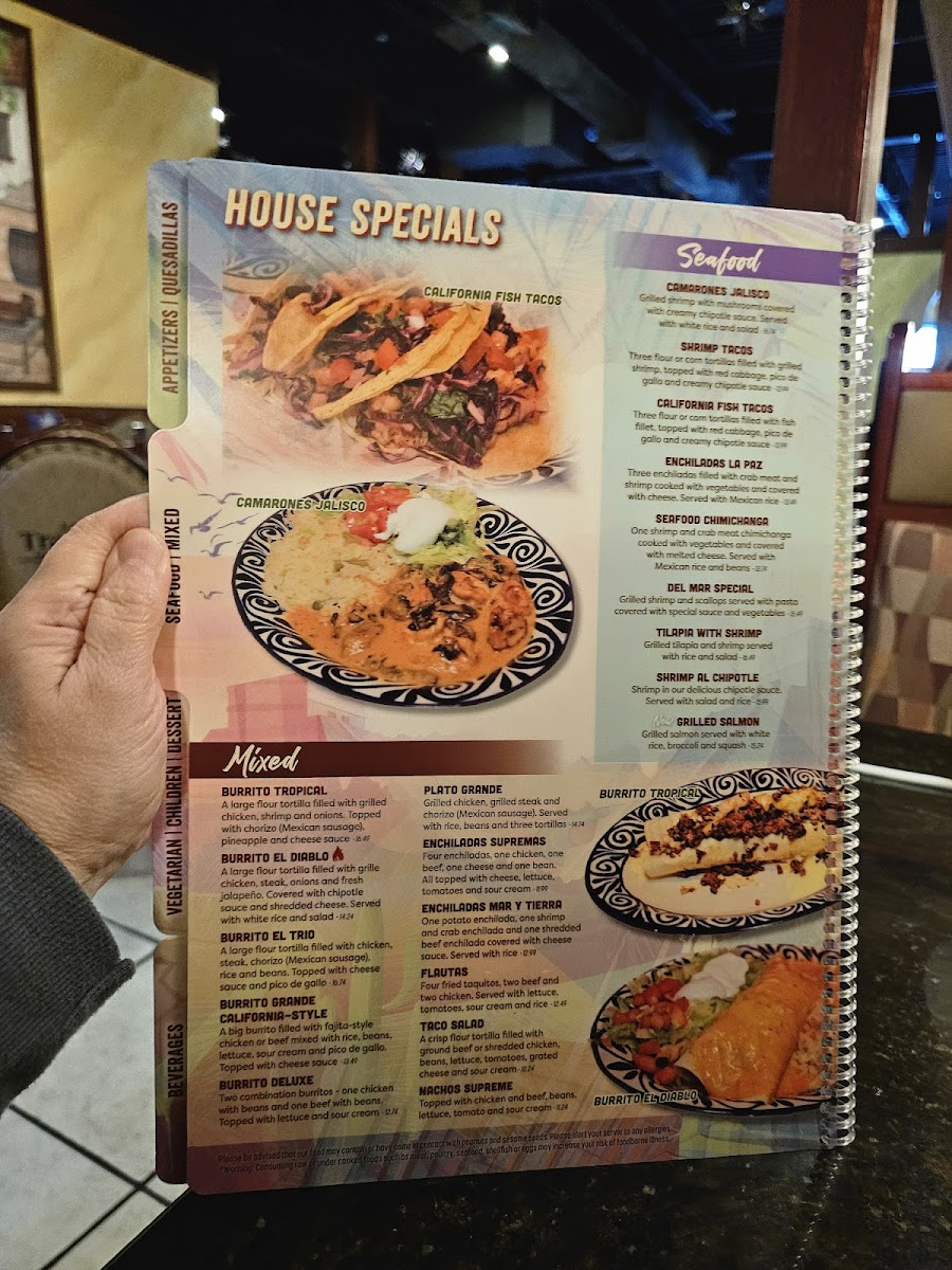 Menu Las Trancas Mexican Restaurant - Ripley-1