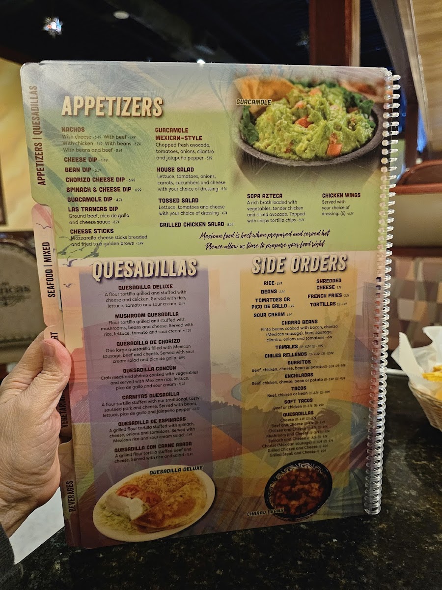 Menu Las Trancas Mexican Restaurant - Ripley-2