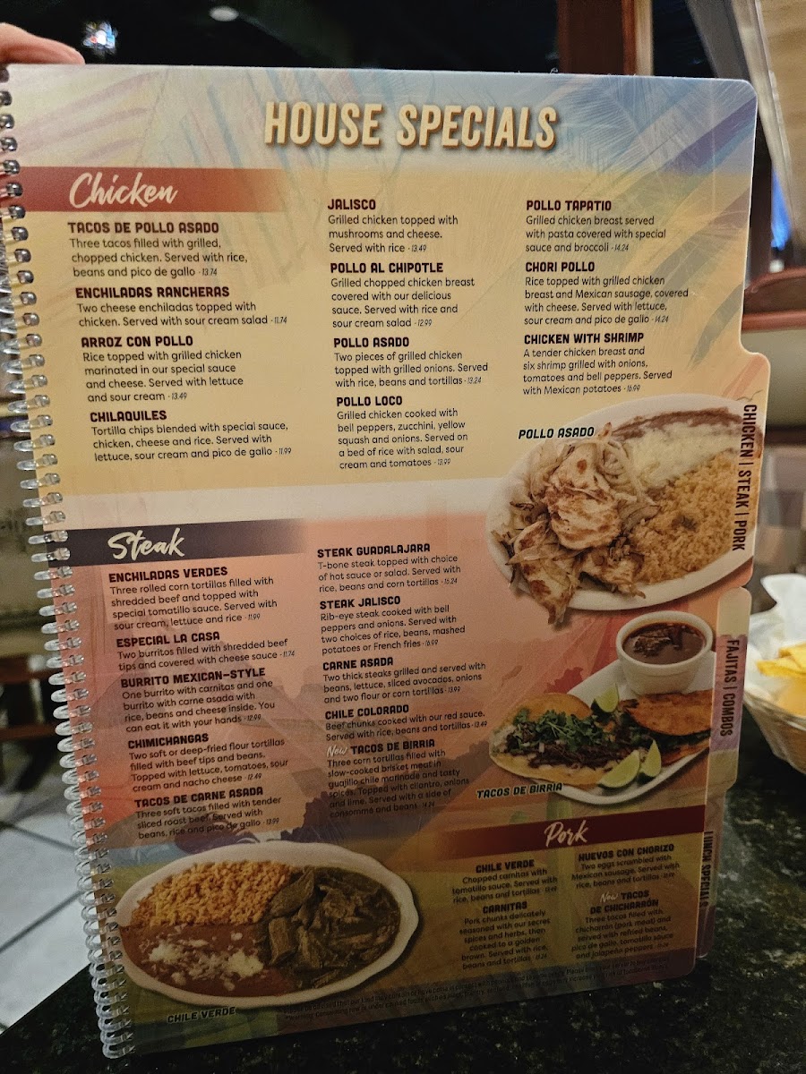 Menu Las Trancas Mexican Restaurant - Ripley-4