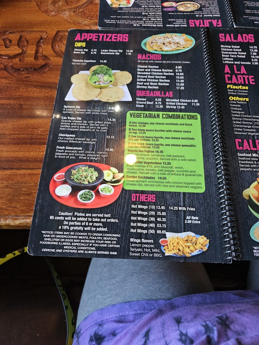 Menu Las Trojas Cantina-1