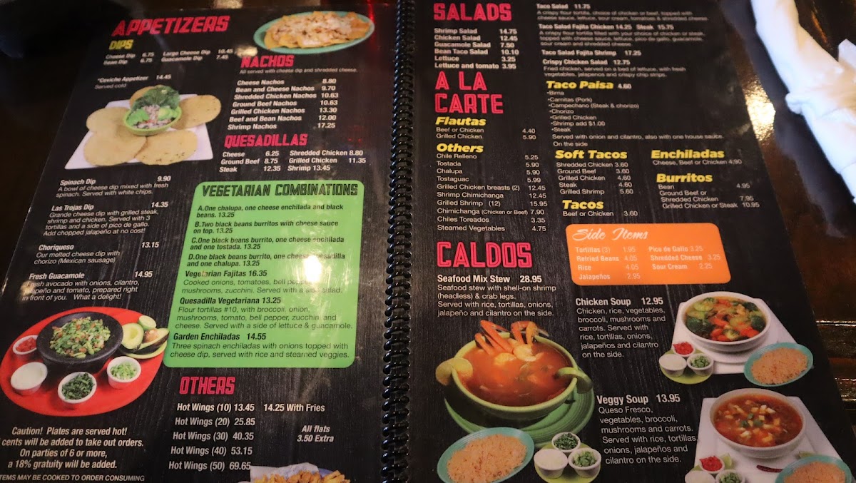 Menu Las Trojas Cantina-7